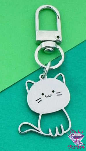 Happy Kitty Keychain