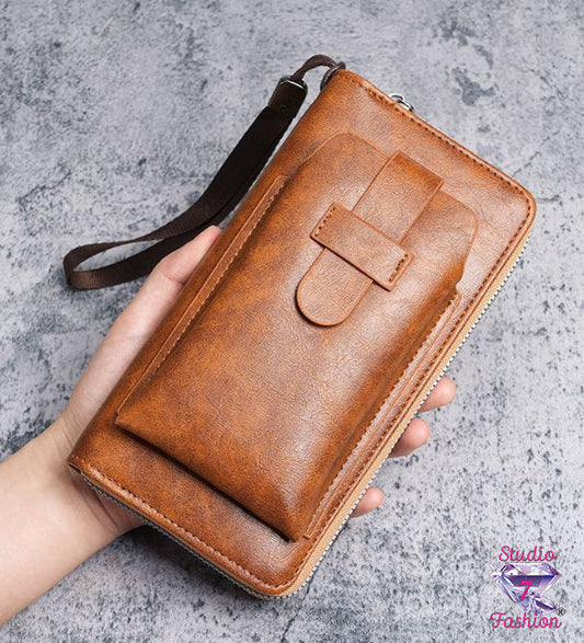 Men's Brown Leather Wallet