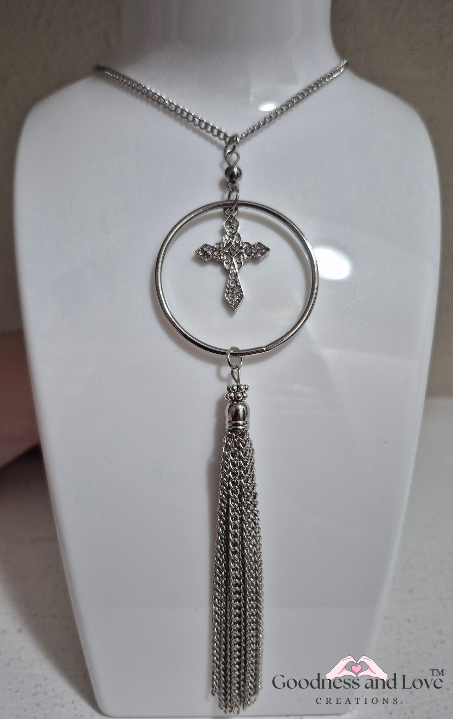 Circle of Faith Tassel Necklace