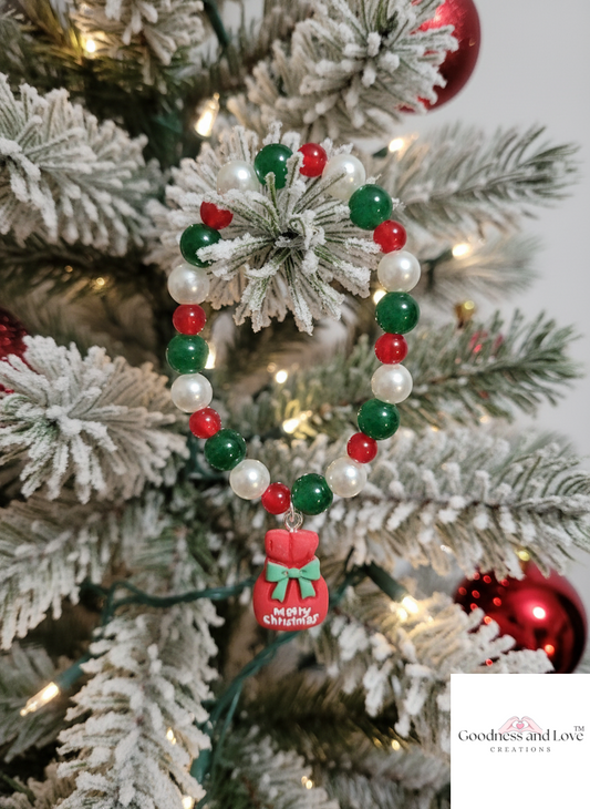 Christmas Joy Stretch Bracelet