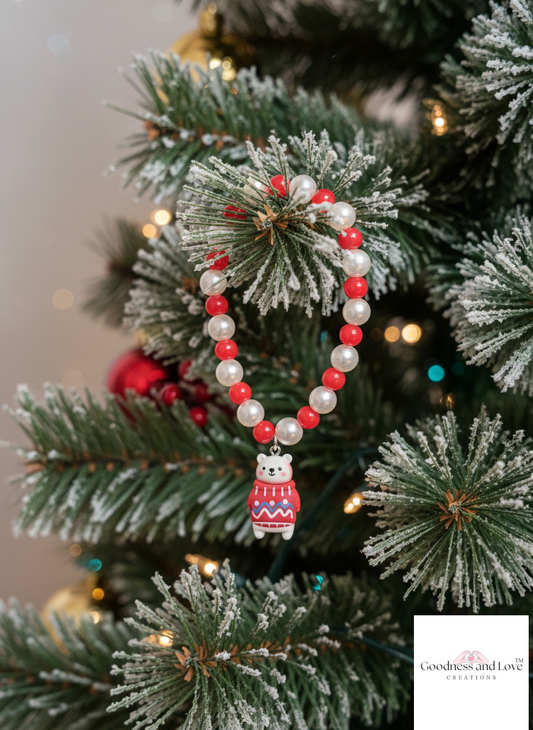 Cozy Polar Bear Stretch Bracelet