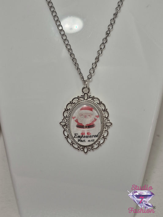Empowered Santa Strength Necklace