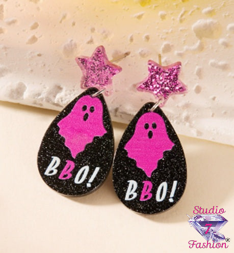 Pop-Art Ghost Earrings