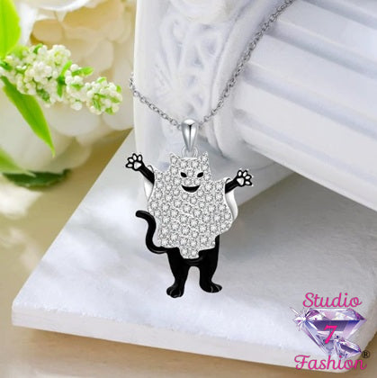 Boo-tiful Kitty Necklace