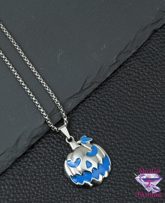 Crypt Keeper Necklace-Blue