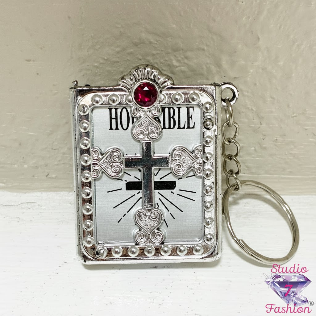 Silver Devotions Keychain Ruby
