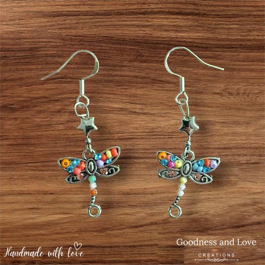 Dragonfly Stars Earrings