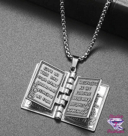 The Lord's Prayer Book Necklace