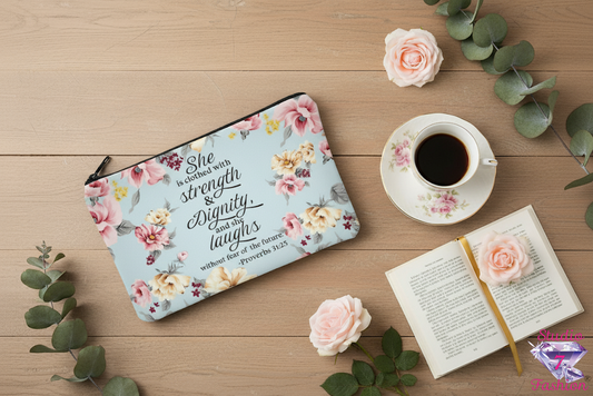 Multifunctional Bible Verse Bag-Proverbs 31:25