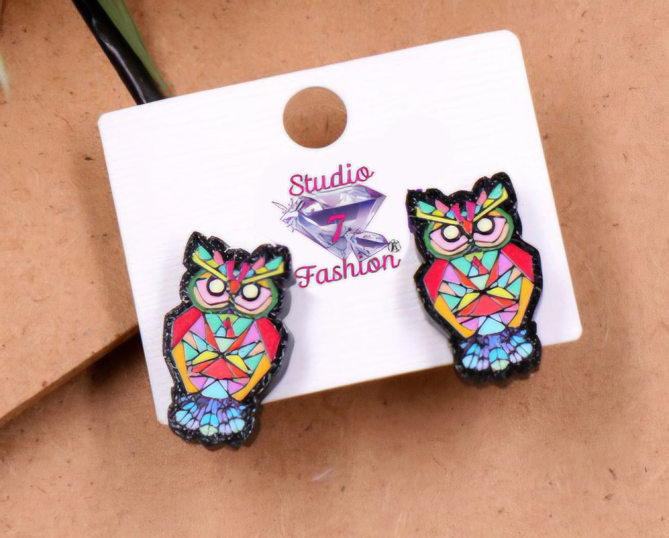 Deco Owl Earrings