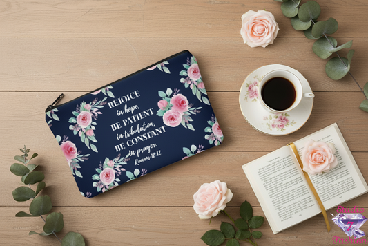 Multifunctional Bible Verse Bag-Romans 12:12